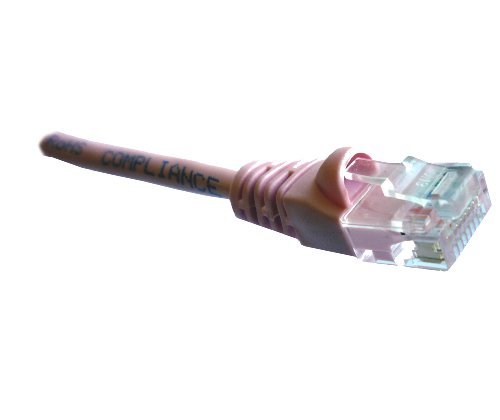 Pink Ethernet Network, Patch Cable, Molded Snagless