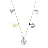 Zircon Charm Necklace In 14 Karat Gold With Chain
