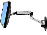 Ergotron LX Wall Mount LCD Arm - Mounting kit ( articulating arm, mounting base, extension brackets ) for LCD display - aluminum - screen size: up to 24 - mounting interface: 100 x 100 mm, 75 x 75 mm - wall-mountable