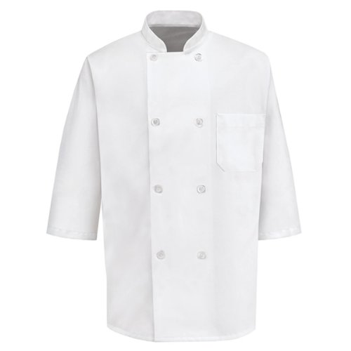 Chef Designs Men's 1/2 Sleeve Chef Coat