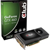 Club 3D Nvidia GeForce GTX 465 Grafikkarte (PCI-e, 1GB GDDR5 Speicher, DVI, HDMI) Preisvergleich