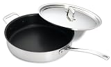 Gourmet Standard 12 Inch Tri-Ply Saute Pan with Excalibur Non Stick and Lid - AS11125