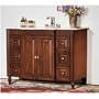 Upperclass Furniture W5248-11 Sink Chest- Under Mount Bone Color Sink- 3 Cm Cream Marble Counter Top