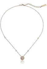 Nina Imajen Haloed Bezel Set Cubic Zirconia Pendant Necklace