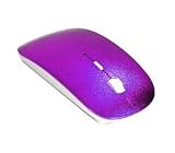 Cosmos Electroplated 2.4G RF Optical Wireless USB Mouse for Macbook/Pro/Air iMac with Cosmos Cable Tie - Metallic Purple