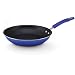 Rachael Ray Porcelain Enamel II Nonstick Open Skillet, 12-1/2-Inch , Blue