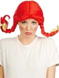 Ladies Pippi Longstocking Costume Wig