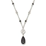 San Antonio Spurs Crystal Logo Necklace