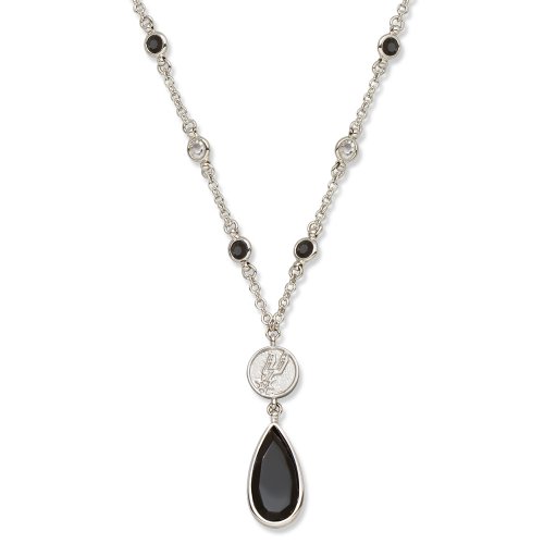 San Antonio Spurs Crystal Logo Necklace