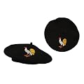 Beret Casquette Sp�cial Equipe de France - sport Rugby - Taille Unique Ado / Adulte Laine - Noir - Mode �t� / hiver