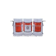 Impact 7578 Wire Basket, 4" Length x 13-1/2" Width x 4" Height, Silver Powder-Coated (Case of 100)