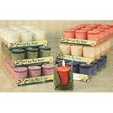 Candle, Nature Scented Votives Blended With Essential Oils, Night Sky (Navy Blue) 12x2 OZ