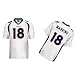 Peyton Manning Denver Broncos #18 Jersey White Authentic Football Jersey (Size 48=M 50=L 52=XL 54=XXL 56=XXXL) (XXL/54)