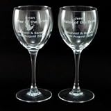 Review WDPD  / Hats & Hearts Wine Glass - Personalised
