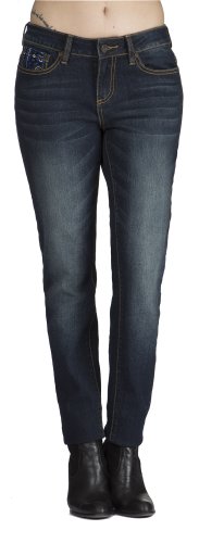 (CD131403) COOGI Hot Skinny Jeans with Classic Coogi Embroidery Detail (Sizes 4-24) in Classic Size: 24