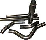 4 T-304 Steel Exhaust