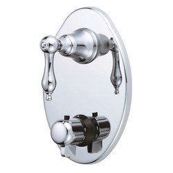 Danze D560140 Fairmont 1/2-Inch Thermostatic Shower Valve with Trim, Chrome