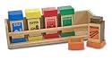 Melissa & Doug Deluxe Wooden Spice Rack Set