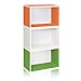Way Basics Bookcase and Shoe Rack Shelving Organizer (Tool-Free Assembly and Uniquely Crafted from Sustainable Non Toxic zBoard Paperboard), Green