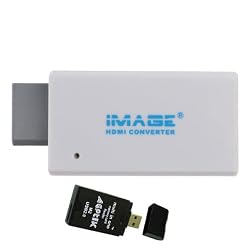 Wii to HDMI 480i/P 720P 1080P HD by Pass Converter TV Plus AGPtek USB 2.0 all-in-one Card Reader