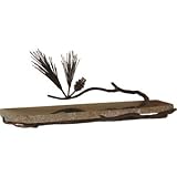 IMAGE OF Pine Boulder Shelf Finish: Oil Rubbed Bronze