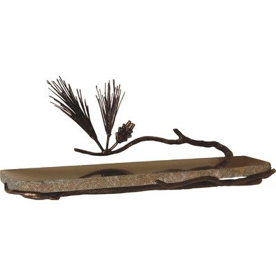 Pine Boulder Shelf Finish: Black