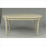 IMAGE OF Oval Dining Table in Antique White