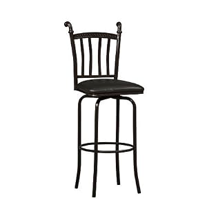 Braid Metal Stool, Bar by SmartBargains