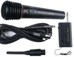 MatrixProWirelessBlackHandheldKaraokeMicrophone