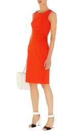 Tailored Cotton Pencil Dress