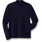 Long-Sleeve Interlock Mockneck