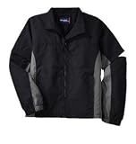 NEW Sport-Tek - Ladies Micro-Tek Convertible Jacket Navy/Steel-M
