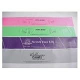 Dyna-Band 4 Pack - 4 colors each 5 ft long - Pink, Green, Purple and Silver