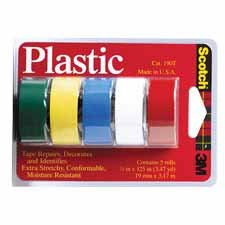 3M Company #190RED 3/4x125 RED Plastic Tape