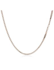 14k Rose Gold 0.75mm Italian Box Chain Necklace