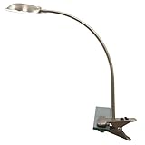 LED Clip Lamp - Silvertone