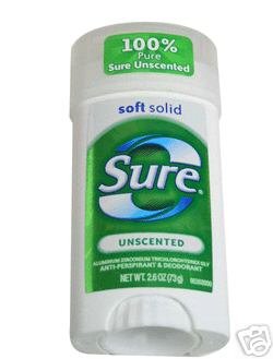 HealthPersonalCare: Sure Anti PerspirantDeodorant SoftSolid Unscented 2.6Oz IN STOCK!