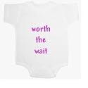 Adoption: Worth the Wait 2 Baby Ultrasoft Onesie