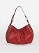 Melie Bianco Red Side Pyramid Studded Hobo