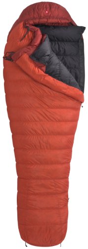 Marmot Couloir Down Sleeping Bag, Regular-Right, Red