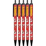 Kansas City Chiefs Retractable Click Pens - 5 Pack