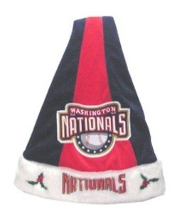 Washington Nationals Plush Santa Hat