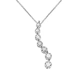 FOJO's Diamond in Sterling Silver Path Pendant (.50 ct. tw.)