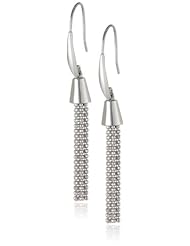 Sterling Silver Tassel Design Dangle Earrings