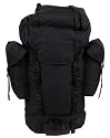 Kampfrucksack Rucksack 65 Liter Trekking schwarz