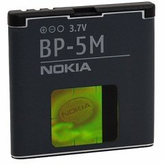 Ersatzakku BP-5M Li-Polymer 900 mAh (original) Nokia 6220 classic, Nokia 6500 slide, Nokia 6110 Navigator