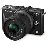 Panasonic Lumix DMC-GF2 12 MP Micro Four-Thirds Interchangeable Lens Digital Camera with 3.0-Inch Touch-Screen LCD and 14-42mm Lens (Black)