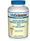 Water-Soluble Pumpkin Seed Extract with Soy Isoflavones, 60 vegetarian capsules
