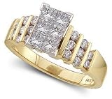 2ctw 14kyg Diamond Multi-Top Ring