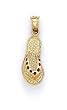 14k Enamel Flip-Flop Pendant - JewelryWeb